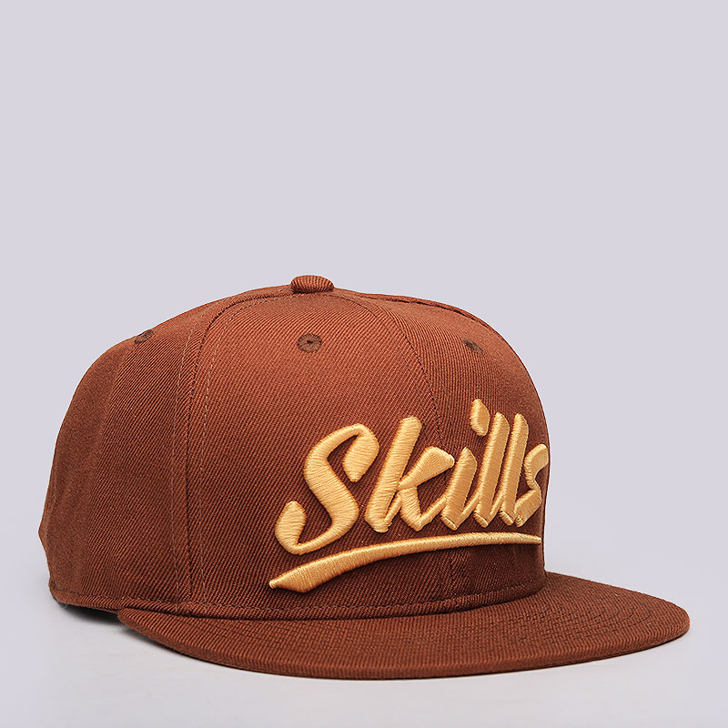 мужская коричневая кепка Skills Skills 03 Skills 03-brown - цена, описание, фото 2
