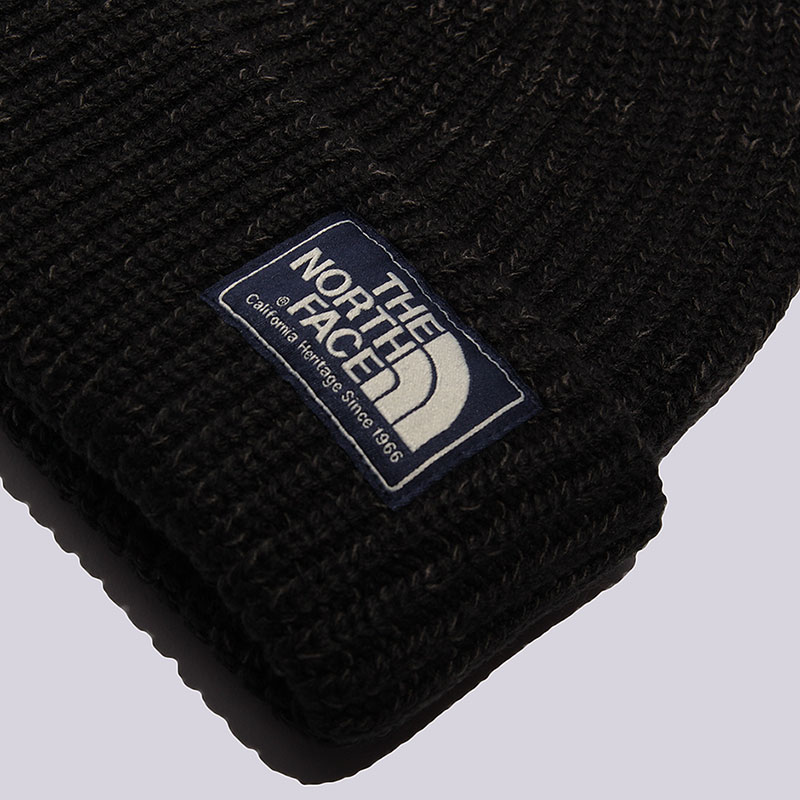  черная шапка The North Face Salty Dog Beanie T0A6W3JK3 - цена, описание, фото 2