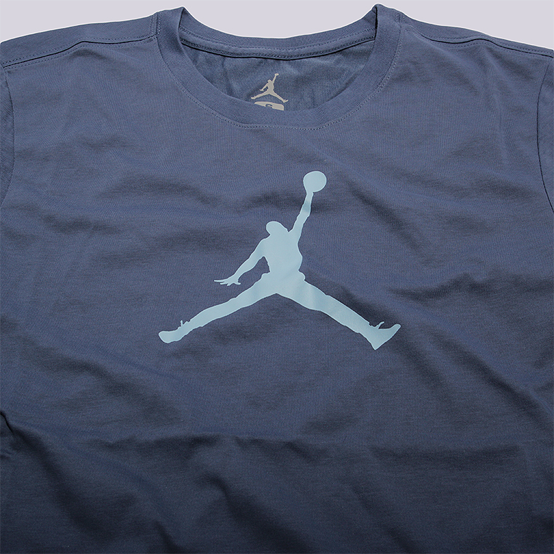 мужская синяя футболка Jordan Jumpman DRI-FIT Tee 801051-404 - цена, описание, фото 2