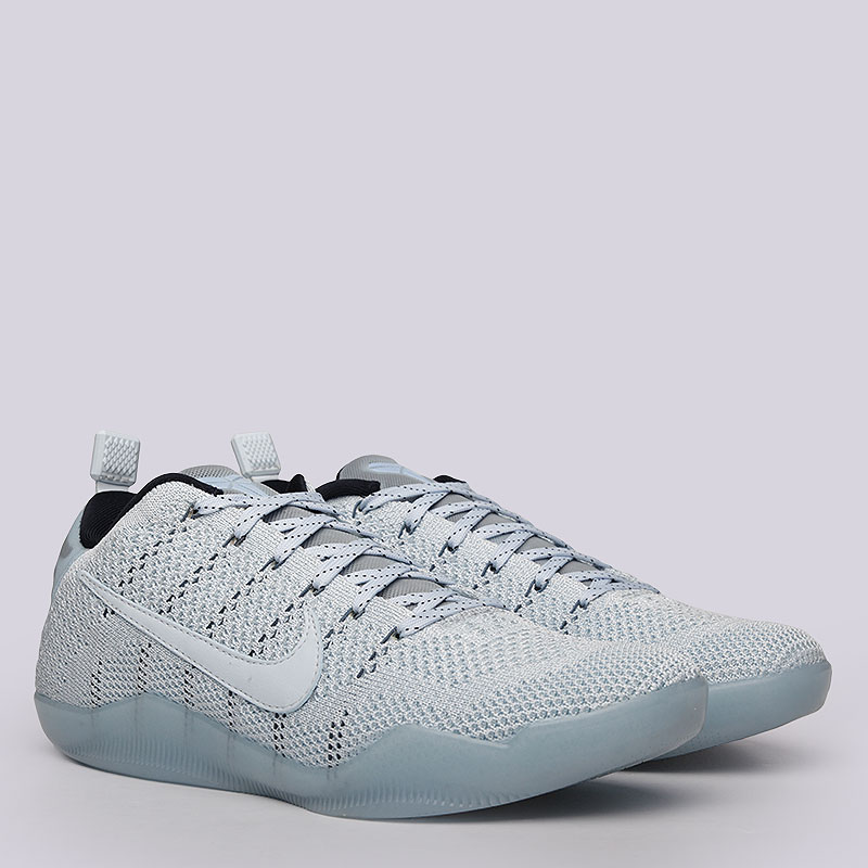 мужские серые баскетбольные кроссовки  Nike Kobe XI Elite Low 4KB 824463-443 - цена, описание, фото 1