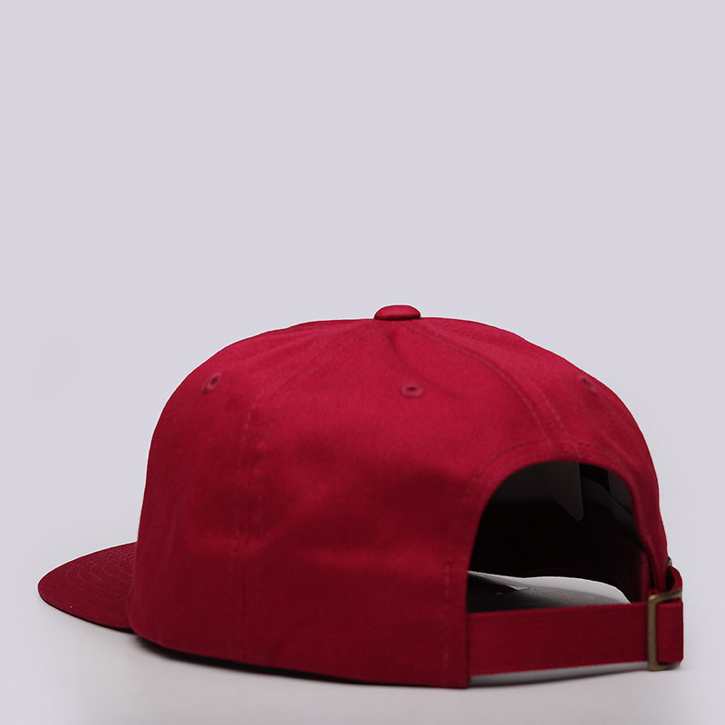  красная кепка Stussy Basic Logo Twill Cap 131629-cardinal - цена, описание, фото 3