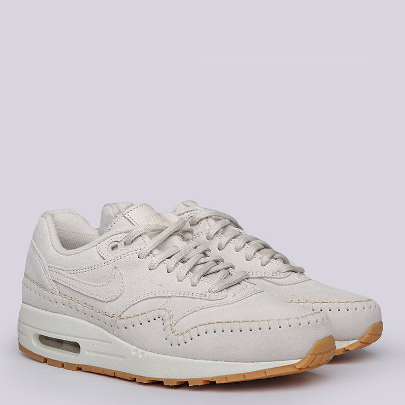 женские бежевые кроссовки Nike WMNS Air Max 1 PRM 454746-204 - цена, описание, фото 1