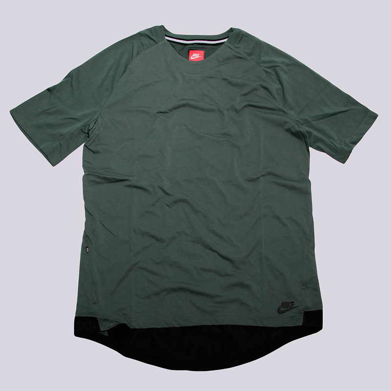 мужская зеленая футболка Nike NSW BND Top SS KNT 805122-392 - цена, описание, фото 1
