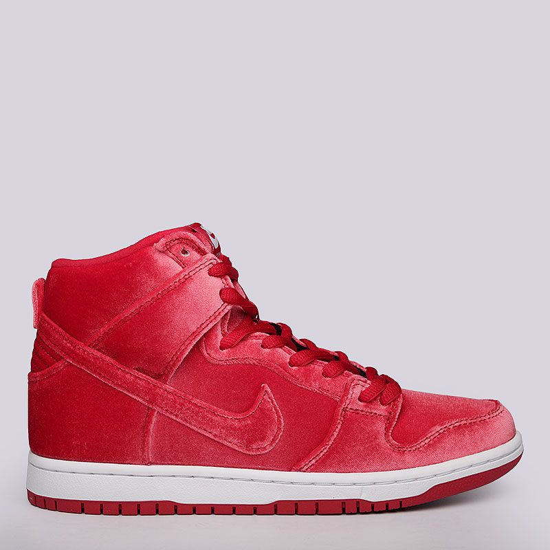 мужские красные кроссовки Nike SB Dunk High Premium 313171-661 - цена, описание, фото 2