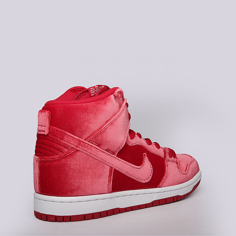 мужские красные кроссовки Nike SB Dunk High Premium 313171-661 - цена, описание, фото 3