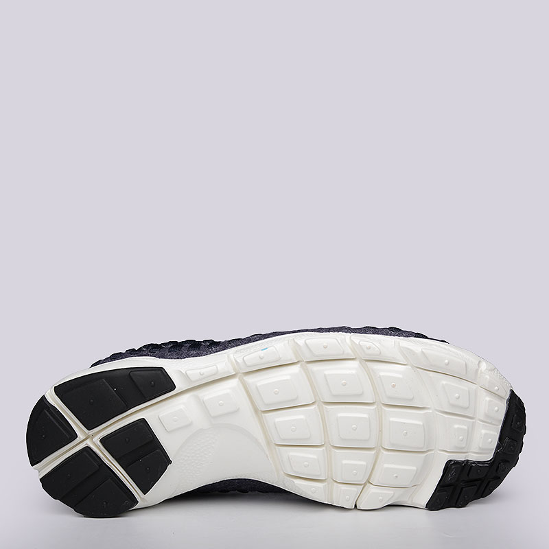 мужские синие кроссовки Nike Footscape Woven Chukka SE 857874-400 - цена, описание, фото 4