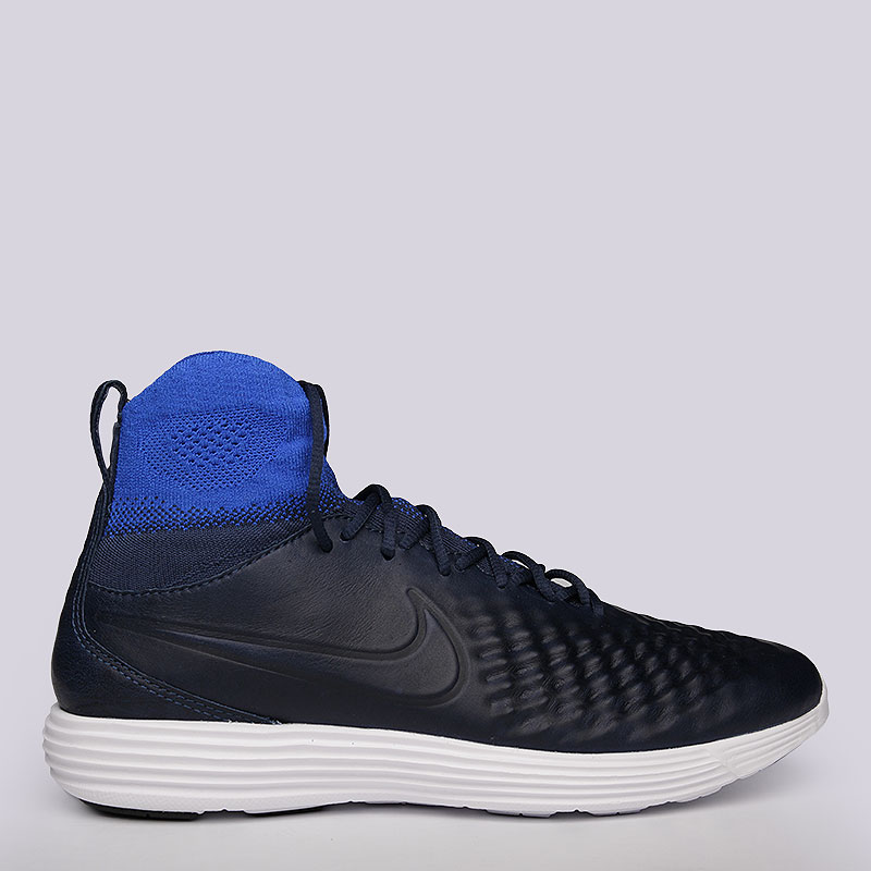 мужские синие кроссовки Nike Lunar Magista II FK 852614-400 - цена, описание, фото 2