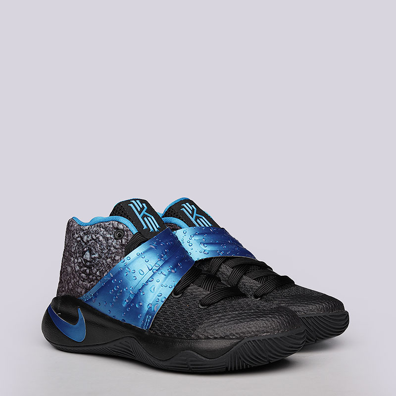детские черные баскетбольные кроссовки Nike Kyrie 2 PS 827280-005 - цена, описание, фото 1