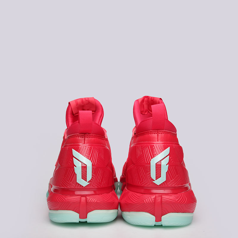 мужские красные баскетбольные кроссовки adidas D Lillard 2 B72728 - цена, описание, фото 6
