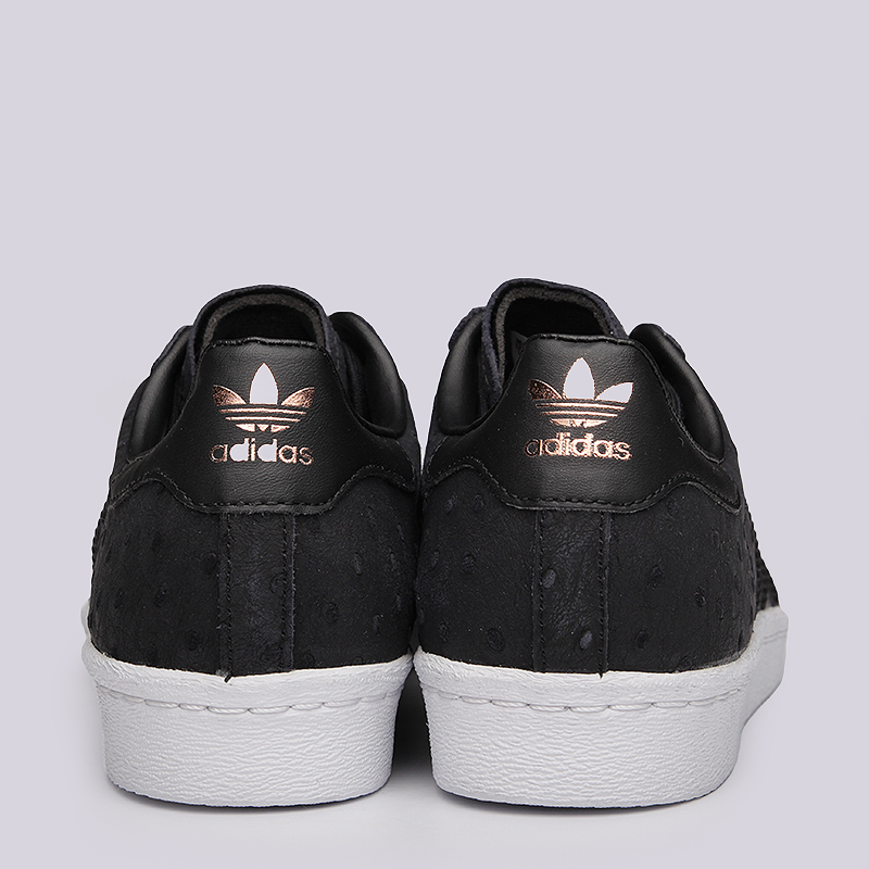 женские черные кроссовки  adidas Superstar 80S Metal Toe W S76712 - цена, описание, фото 6