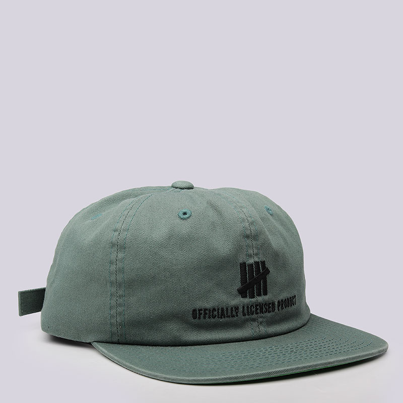  зеленая кепка Undftd Official Strapback Cap 531221-green - цена, описание, фото 2