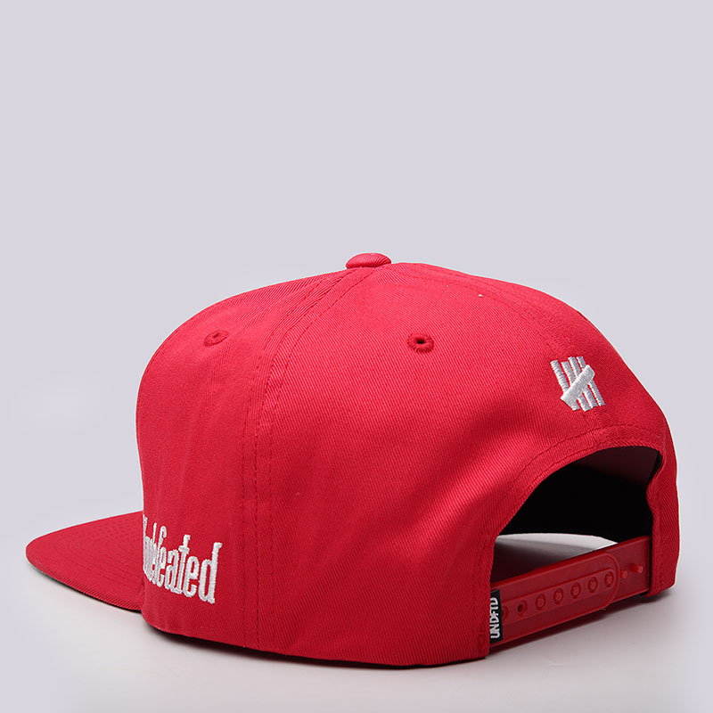  красная кепка Undftd Unfiltered Cap 531208-red - цена, описание, фото 3