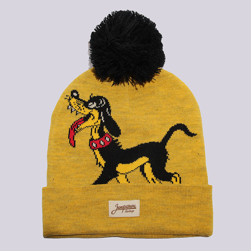 

Шапка Запорожец heritage Big Doggy Beanie, Желтый
