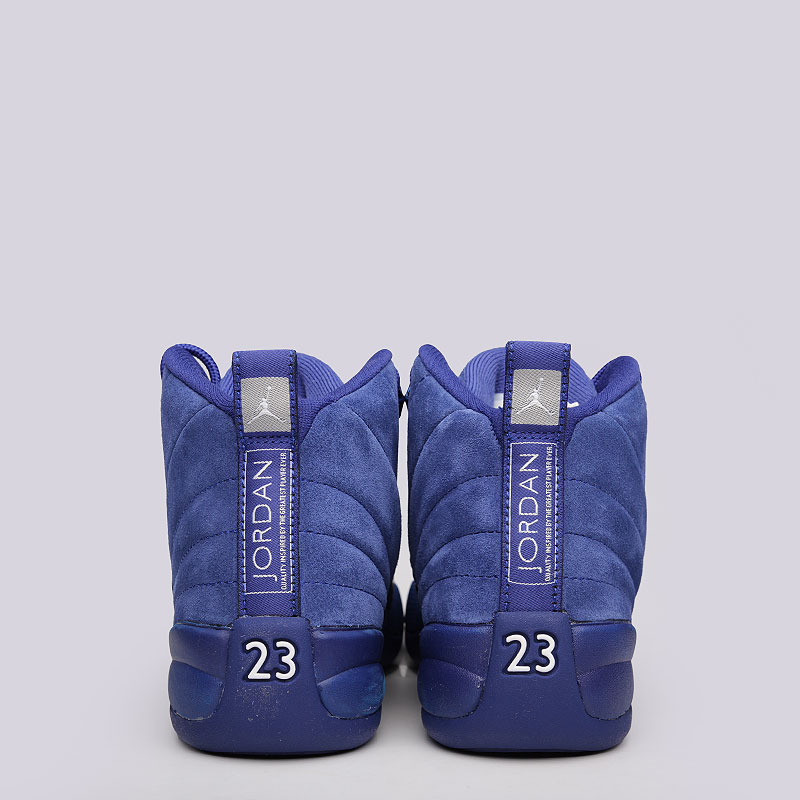 женские синие кроссовки Jordan Retro XII BG 153265-400 - цена, описание, фото 6