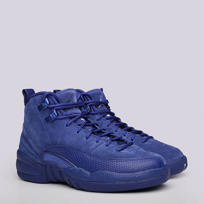 женские синие кроссовки Jordan Retro XII BG 153265-400 - цена, описание, фото 1