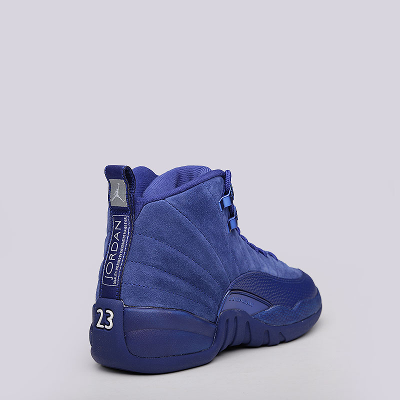 женские синие кроссовки Jordan Retro XII BG 153265-400 - цена, описание, фото 3