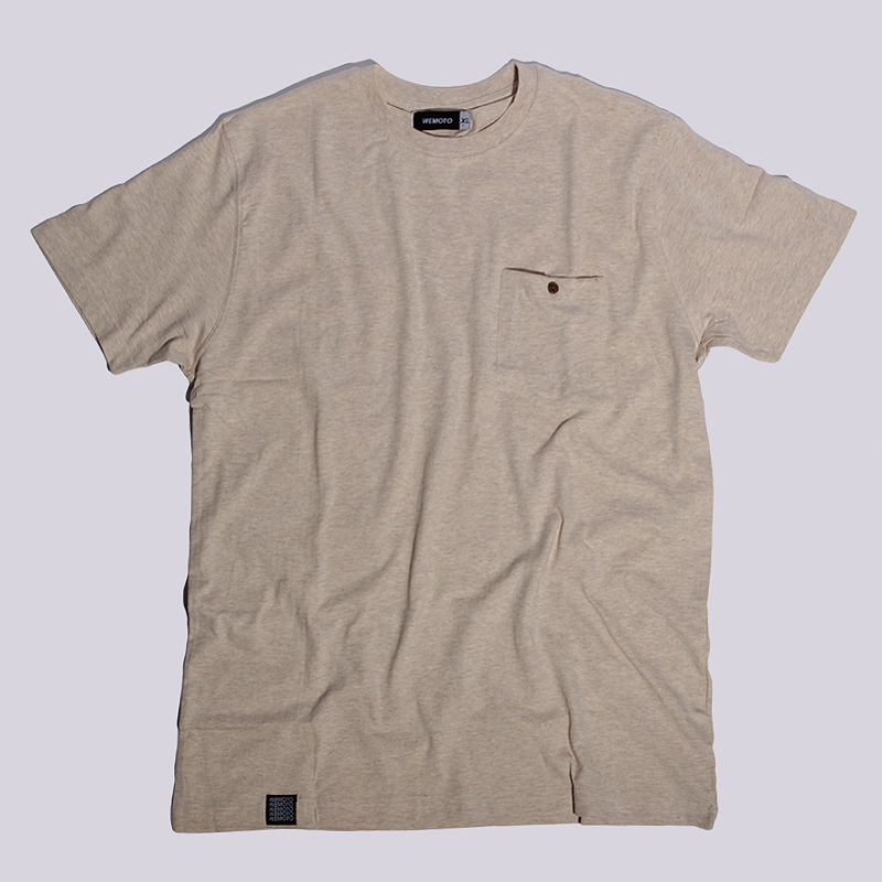 мужская бежевая футболка Wemoto Beggshell b154 - цена, описание, фото 1