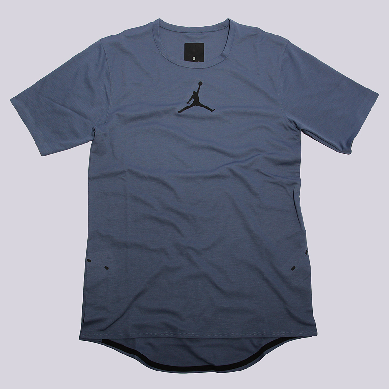 мужская синяя футболка Jordan 23 Tech SS Top  802183-404 - цена, описание, фото 1