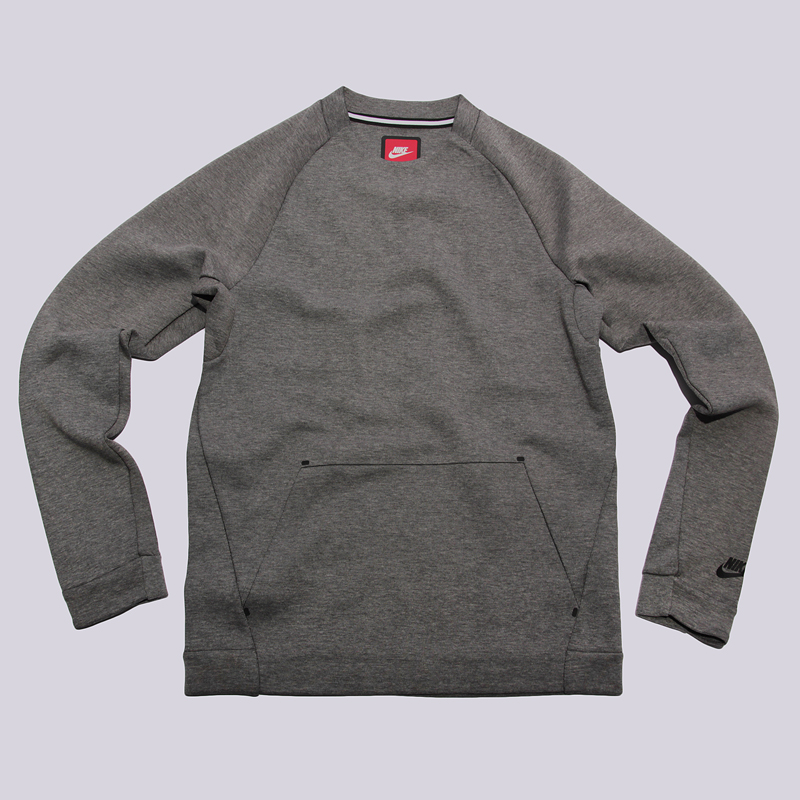 

Толстовка Nike Sportswear TCH FLC CRW LS, Серый