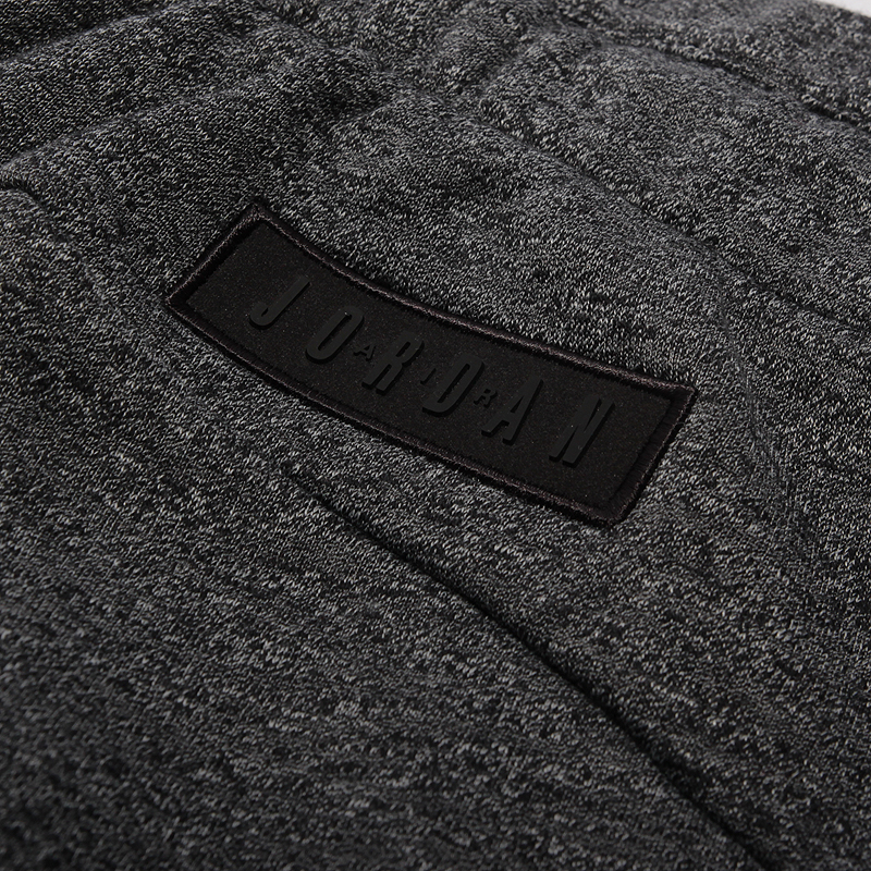 мужские серые брюки Jordan Icon Fleece WC Pant 809472-010 - цена, описание, фото 3