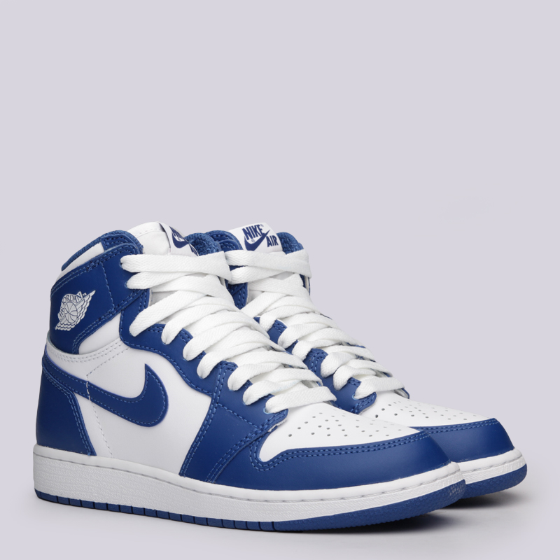 женские белые кроссовки Jordan 1 Retro High OG BG 575441-127 - цена, описание, фото 1