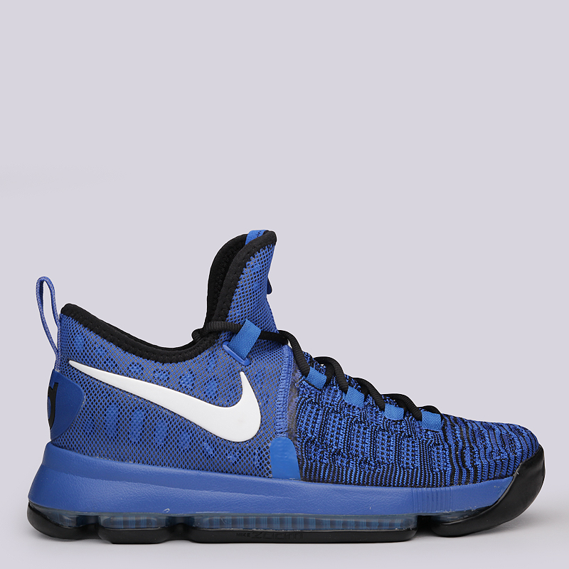 мужские синие баскетбольные кроссовки Nike Zoom KD 9 843392-410 - цена, описание, фото 2