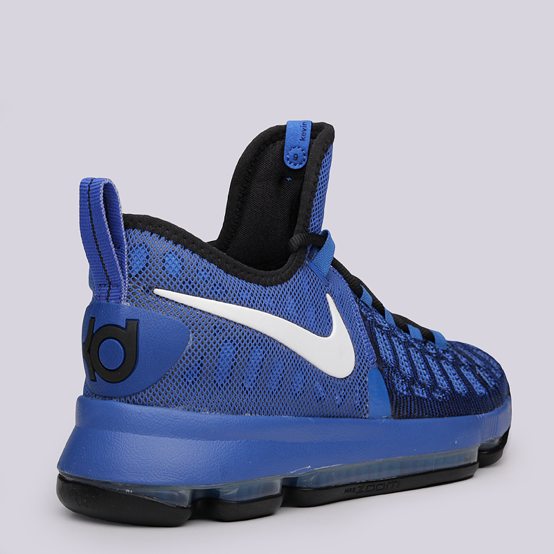 мужские синие баскетбольные кроссовки Nike Zoom KD 9 843392-410 - цена, описание, фото 3