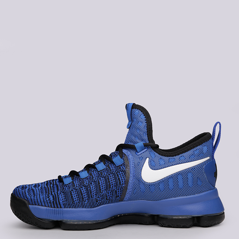 мужские синие баскетбольные кроссовки Nike Zoom KD 9 843392-410 - цена, описание, фото 5