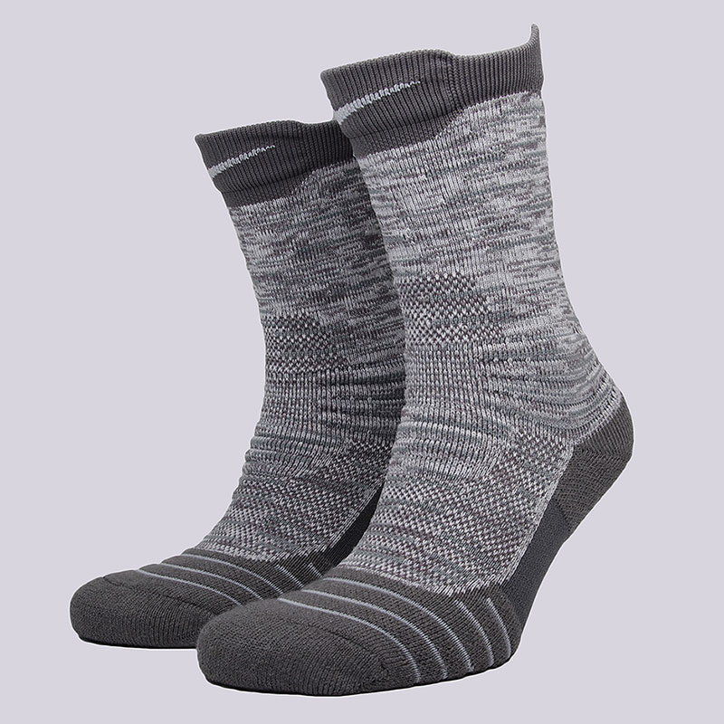 мужские серые носки Nike M NK ELT Versa Crew SX5376-021 - цена, описание, фото 1