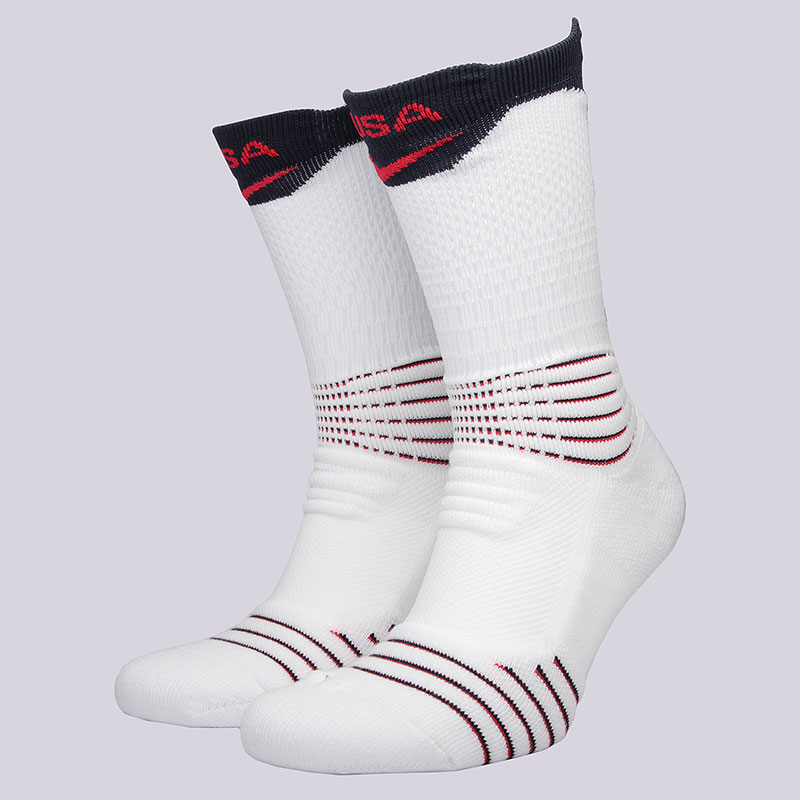 

Носки Nike, Белый;синий, U NK ELT Versa Crew USAB