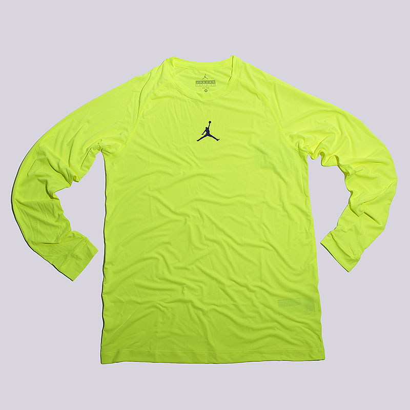 

Лонгслив Jordan Alpha Dry Fitted LS Top, Желтый