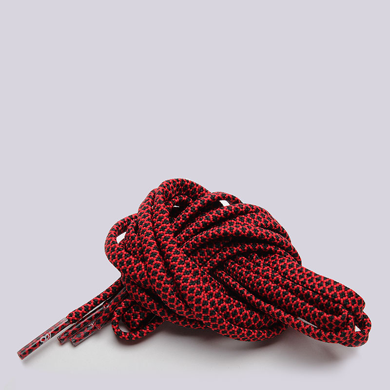  красные шнурки Rope Lace Supply Flat Flat black/red - цена, описание, фото 2