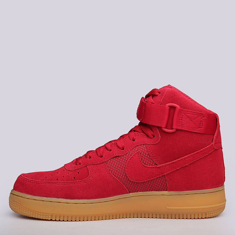 мужские красные кроссовки Nike Air Force 1 High'07 LV8 806403-601 - цена, описание, фото 5