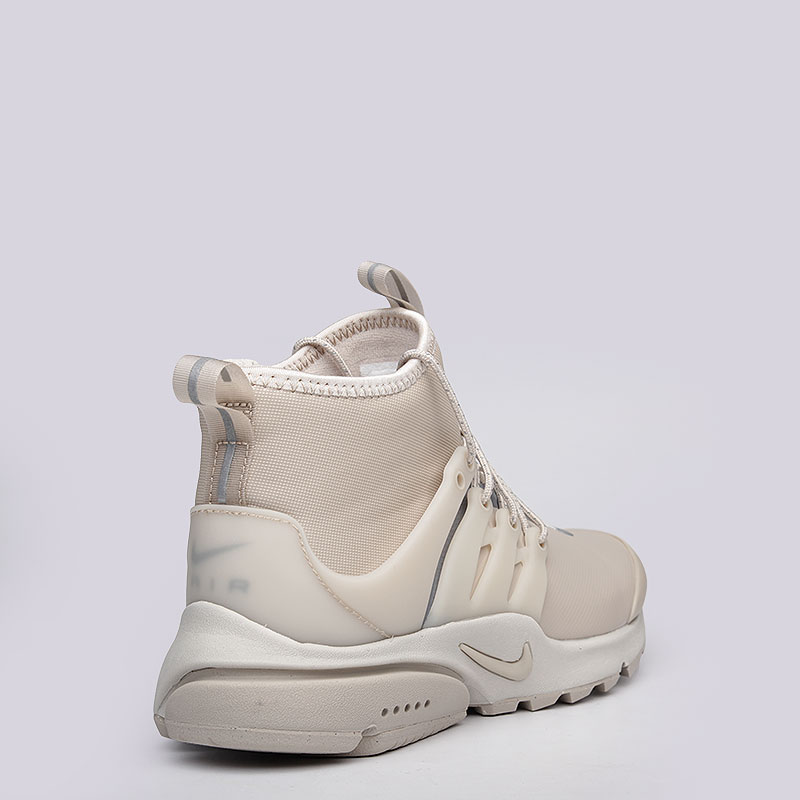 женские бежевые кроссовки Nike WMNS Air Presto Mid Utility 859527-200 - цена, описание, фото 3