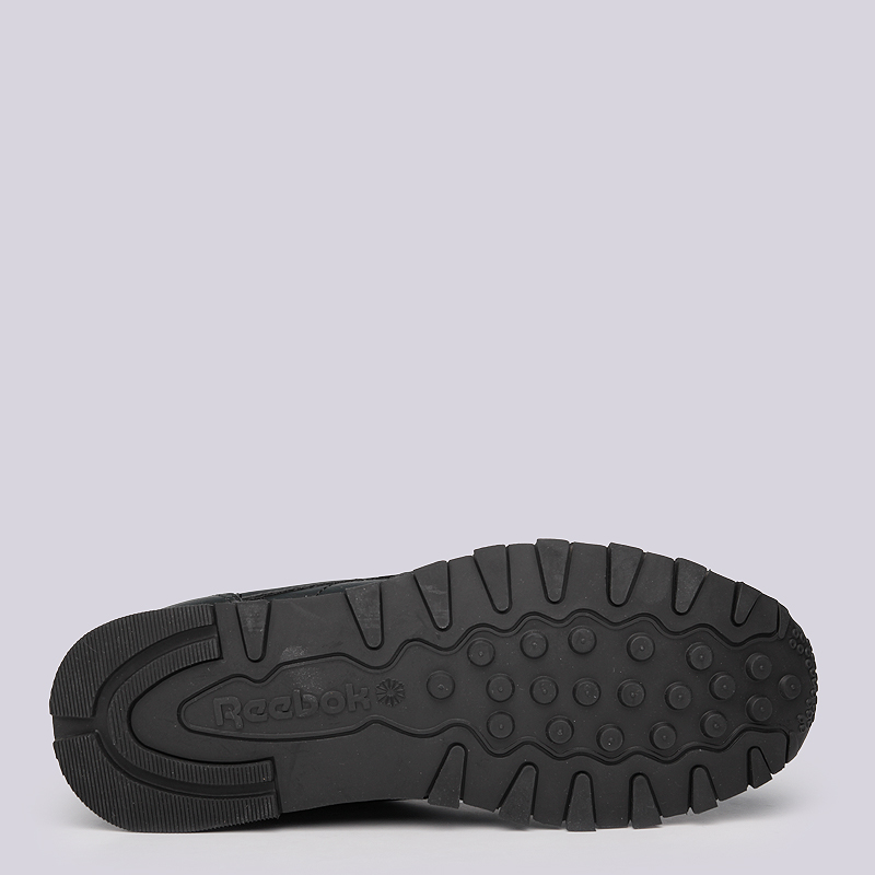 мужские черные кроссовки Reebok CL Leather 1895 AQ9970 - цена, описание, фото 4