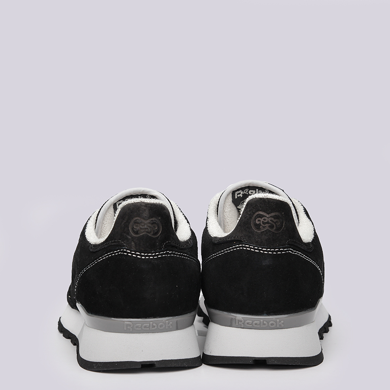 мужские черные кроссовки Reebok GS CL Leather AR2629 - цена, описание, фото 5