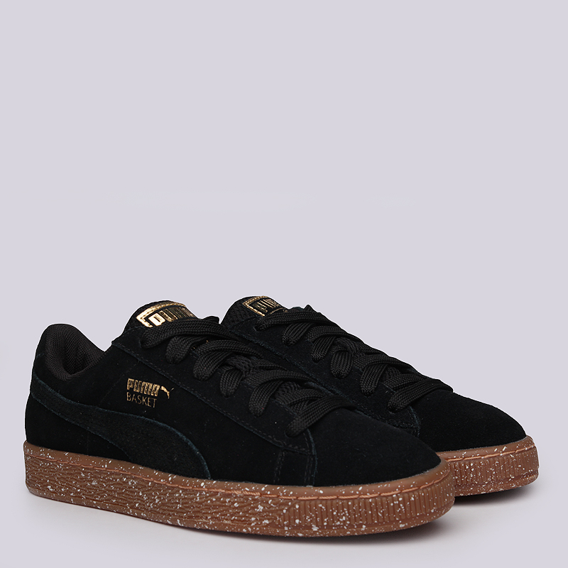 женские черные кроссовки PUMA Suede X Careaux 36147501 - цена, описание, фото 1