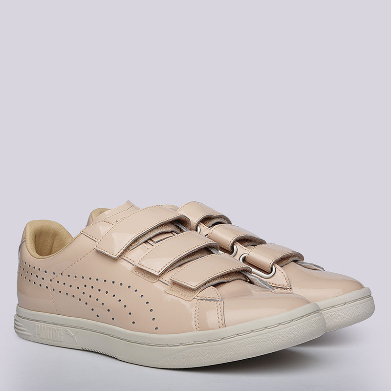 женские бежевые кроссовки PUMA Court Star Velcro Nude 36191201 - цена, описание, фото 1