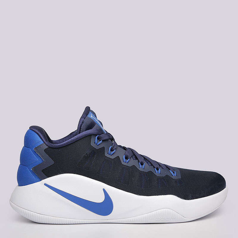 мужские синие баскетбольные кроссовки Nike Hyperdunk 2016 Low 844363-444 - цена, описание, фото 2