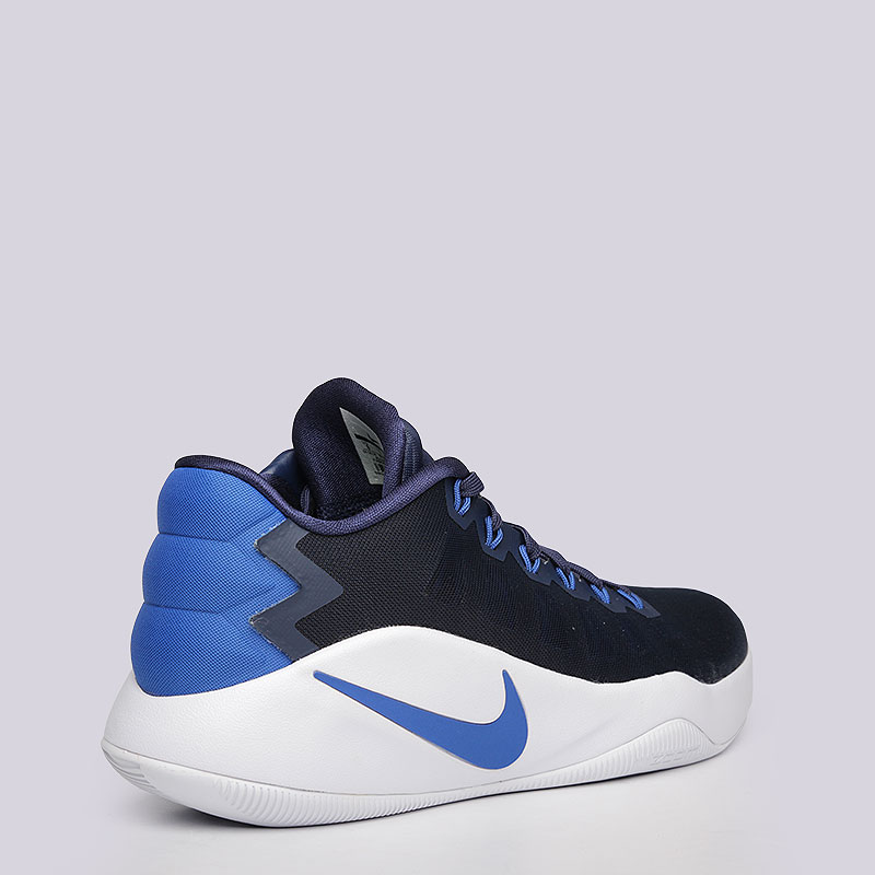 мужские синие баскетбольные кроссовки Nike Hyperdunk 2016 Low 844363-444 - цена, описание, фото 3