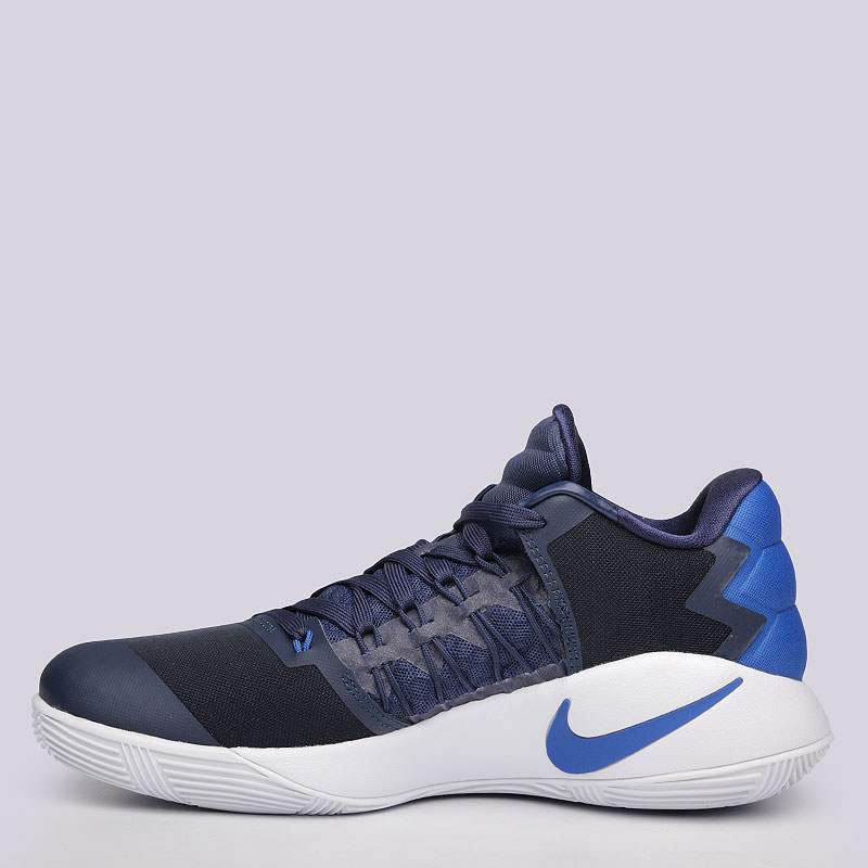 мужские синие баскетбольные кроссовки Nike Hyperdunk 2016 Low 844363-444 - цена, описание, фото 5