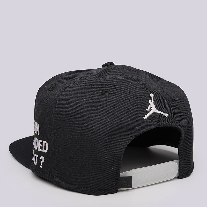 мужская черная кепка Jordan 11 Snapback 802023-010 - цена, описание, фото 3