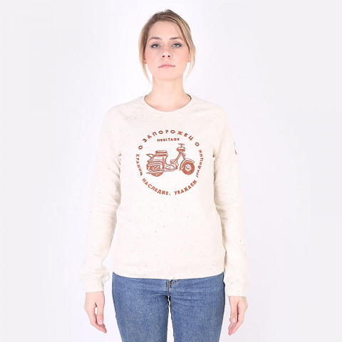 женская толстовка Запорожец heritage Мотороллер  