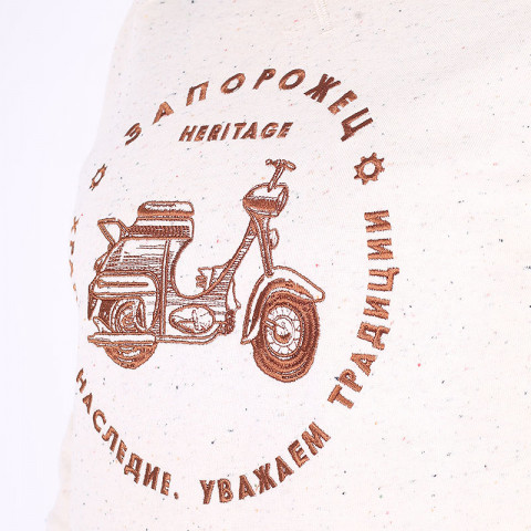 женская толстовка Запорожец heritage Мотороллер – фото для каталога