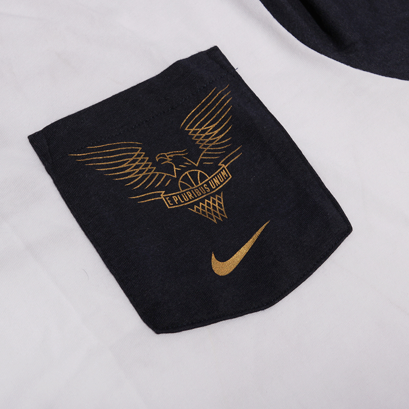 мужская черная футболка Nike USAB Rio Hero Tee 768827-105 - цена, описание, фото 2