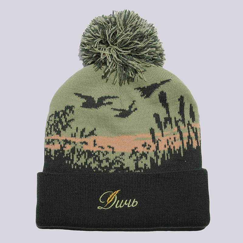 

Шапка Запорожец heritage Ditch-kamischi Beanie, Зелёный