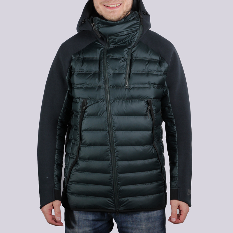 мужская зеленая куртка Nike TCH FLC JKT ARLFT 806838-364 - цена, описание, фото 1