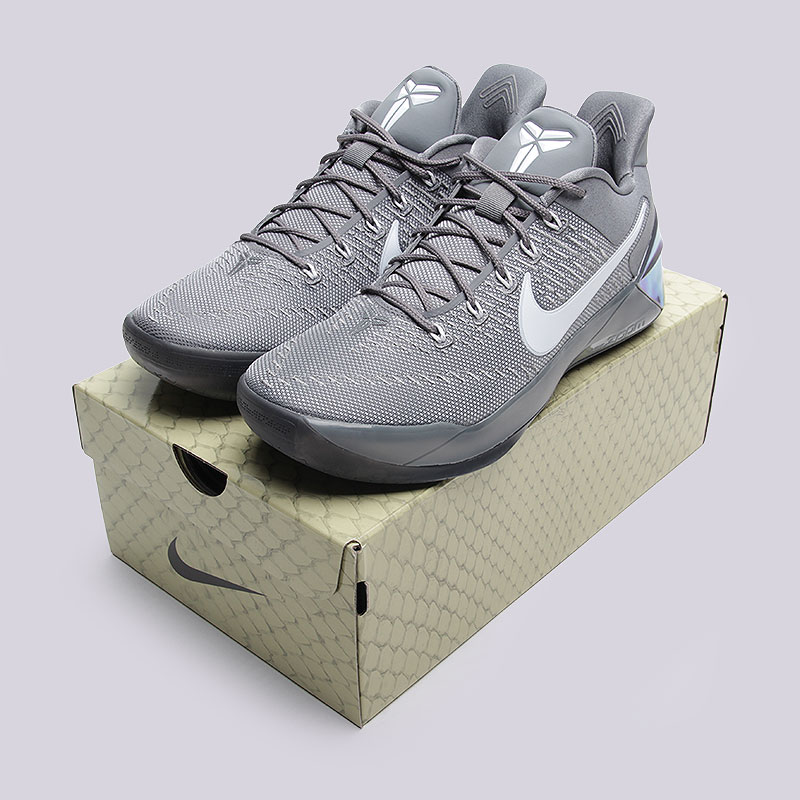 мужские серые баскетбольные кроссовки Nike Kobe A.D. 852425-010 - цена, описание, фото 2