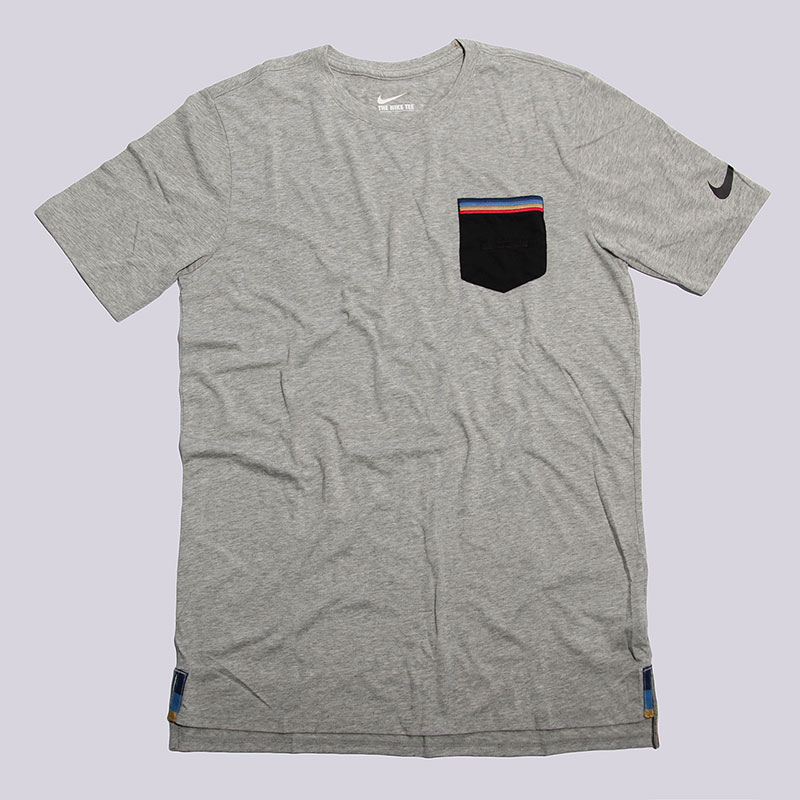 мужская серая футболка Nike Lebrone Philipines Tee 846054-063 - цена, описание, фото 1
