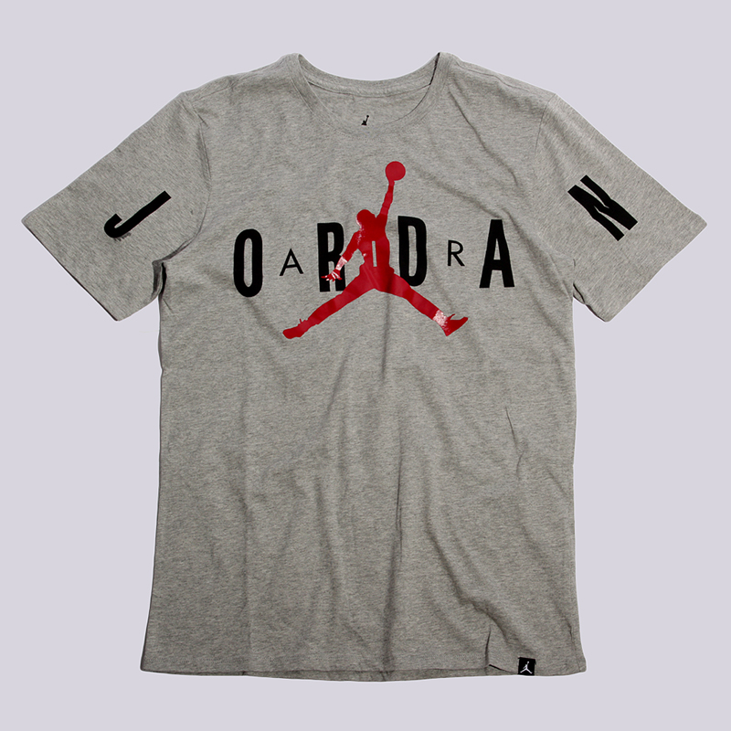 мужская серая футболка Jordan Stretched Tee 840398-063 - цена, описание, фото 1